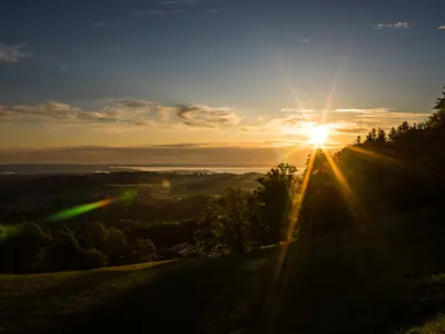 Chiemsee Chalet Sonnenaufgang