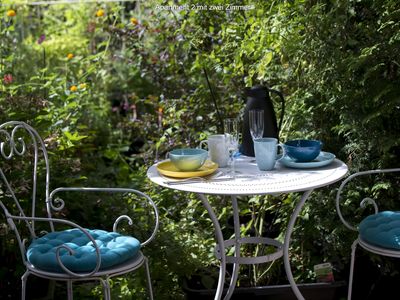 Essbereich auf der Terrasse