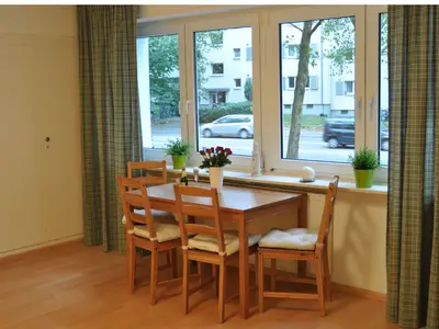 Sitzgelegenheit  am enster