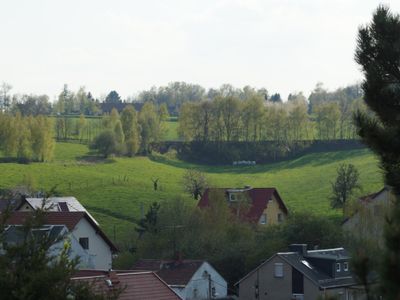 Blick vom Balkon