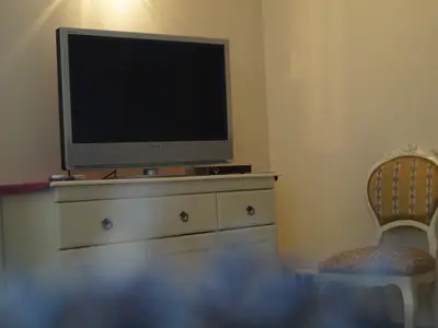 Flachbild-TV im Wohnzimmer