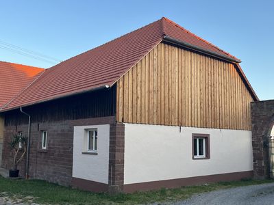 Ferienwohnungen Innenansicht Hof