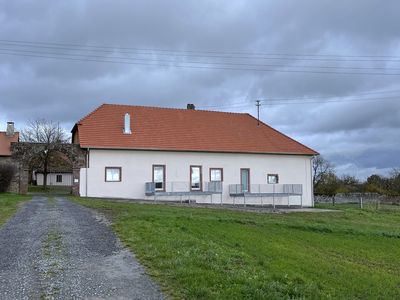 Ferienwohnungen Außenansicht Hof