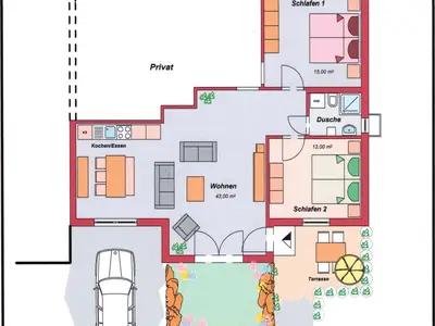 Ferienwohnung für 2 Personen (76 m²) in Freudenstadt 7/7