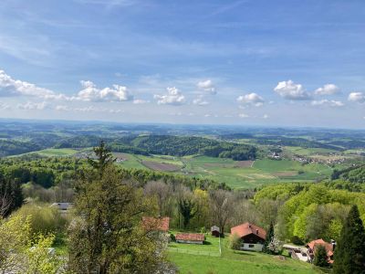 Ausblick vom Balkon