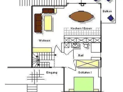 Grundriss erstes Obergeschoss