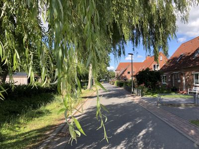 ruhige Straße am Rande der Altstadt