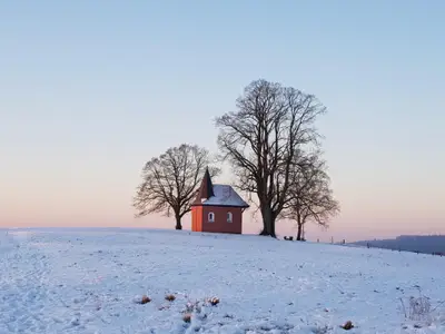Rote Kapelle im Winter