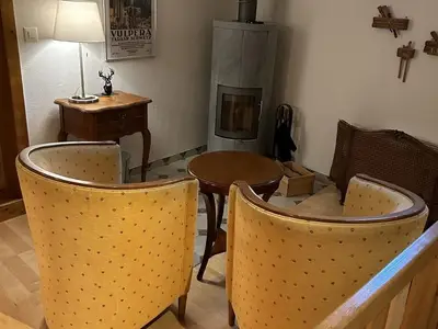Gemütliche Ecke mit Schwedenofen