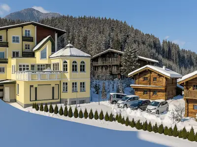 Außenseite Ferienhaus [Winter]