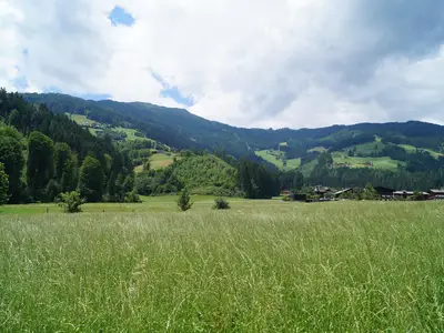 Blick aufs Spieljoch Sommer