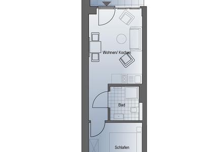 Ferienwohnung für 2 Personen (34 m²) in Fuhlendorf (Nordvorpommern) 7/10