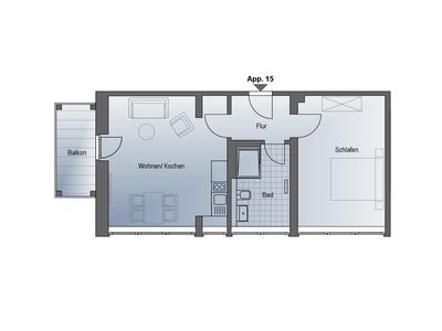 Ferienwohnung für 4 Personen (51 m²) in Fuhlendorf (Nordvorpommern) 9/10