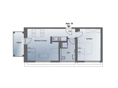 Ferienwohnung für 4 Personen (42 m²) in Fuhlendorf (Nordvorpommern) 9/10