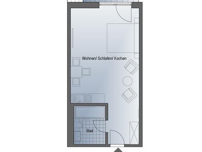 Ferienwohnung für 2 Personen (38 m²) in Fuhlendorf (Nordvorpommern) 8/10