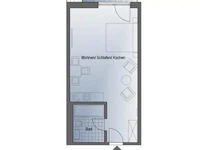 Ferienwohnung für 2 Personen (38 m²) in Fuhlendorf (Nordvorpommern) 8/10