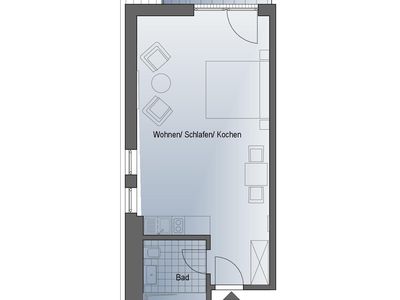 Ferienwohnung für 2 Personen (41 m²) in Fuhlendorf (Nordvorpommern) 8/10