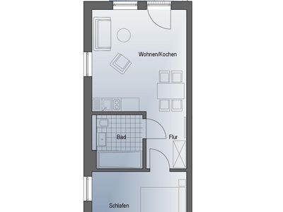 Ferienwohnung für 4 Personen (44 m²) in Fuhlendorf (Nordvorpommern) 1/10