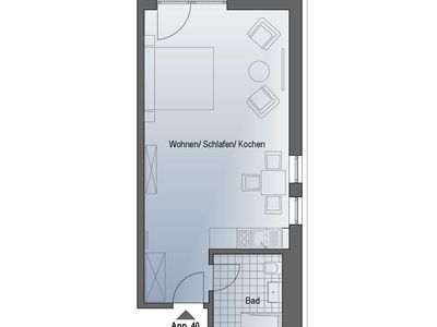 Ferienwohnung für 2 Personen (41 m²) in Fuhlendorf (Nordvorpommern) 9/10