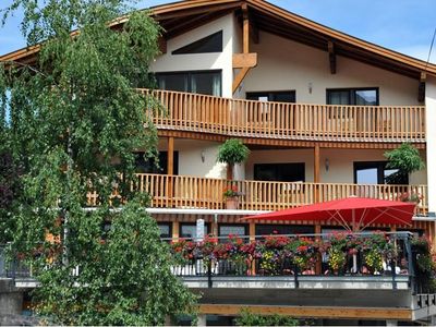 Hausansicht Adler Hotel-Pension sommer