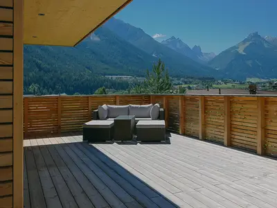 Terrasse mit Talblick