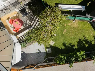 Gartenansicht Vogelperspektive