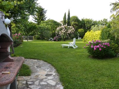 Garten hinten dem Haus