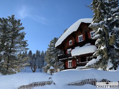 Chalet Riedji Furna Ferien Graubünden