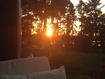 Blick vom Balkon