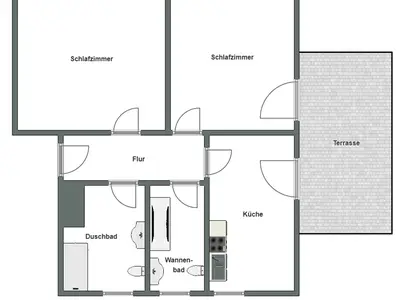 Ferienwohnung für 4 Personen (66 m²) in Fürstenberg/Havel 1/10