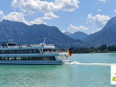 Schifffahrt mit Neuschwanstein Blick &amp; Königscard