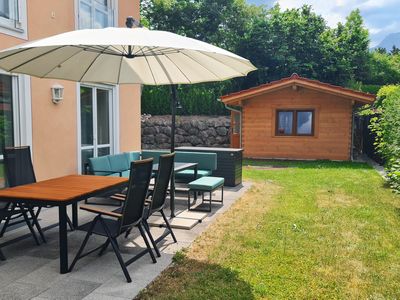XL-Sonnen-Terrasse mit Ess- & Lounge-Bereich