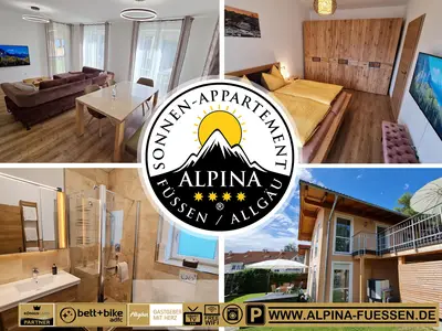 4*-Alpina FeWo mit Königscard XL-Sonnen-Terrasse