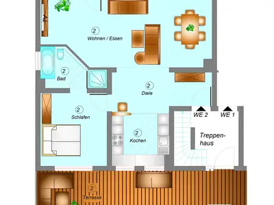 Ferienwohnung für 4 Personen (95 m²) in Gager 8/8