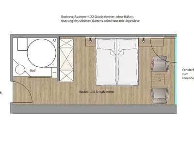 Ferienwohnung für 2 Personen (18 m²) in Gaienhofen 6/7