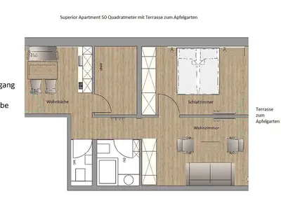 Ferienwohnung für 3 Personen (50 m²) in Gaienhofen 4/7