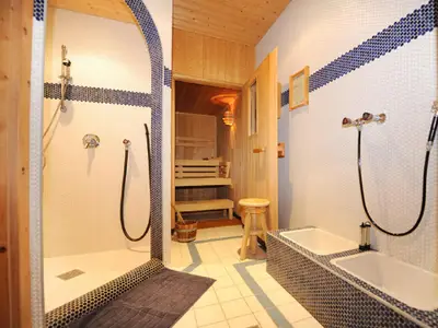 Wellness. Apart Zimalis - Sauna und Kneipbereich - Galtür Tirol Paznaun-Ischgl