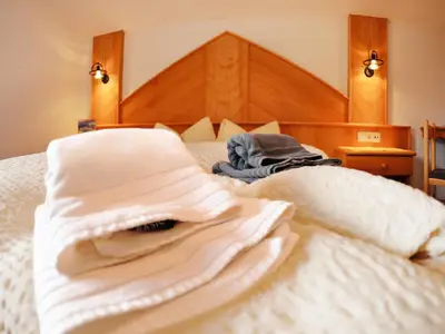 Schlafbereich. Wohnung Daniela - Doppelzimmer - Galtür Tirol