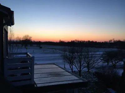 Sonnenaufgang im Winter