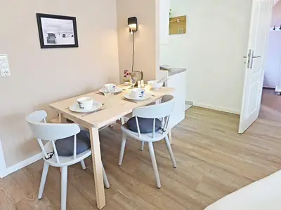 Esstisch im Wohnzimmer