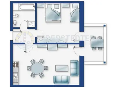 Ferienwohnung für 5 Personen (62 m²) in Garding 5/10