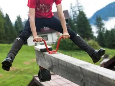 Spielplatz Wippe
