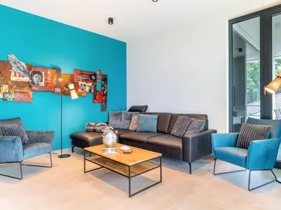 Wohnbereich mit Kamin