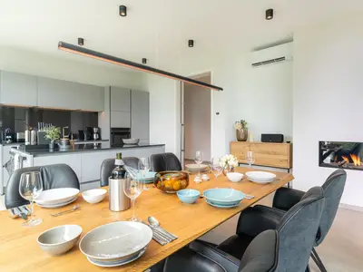 Wohnbereich mit Kamin