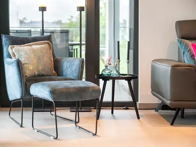 Wohnbereich mit Kamin