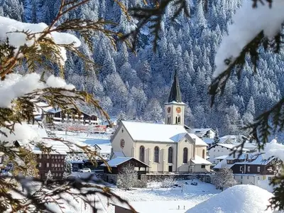 Blick ins Dorf