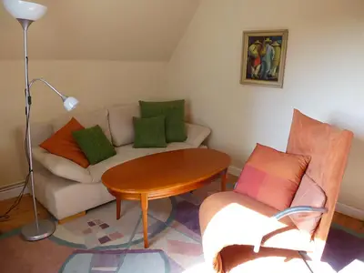 Wohnzimmer mit Schlafcouch