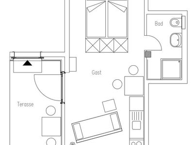 Ferienwohnung für 2 Personen (20 m²) in Geierswalde 9/9