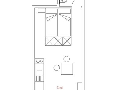 Ferienwohnung für 2 Personen (20 m²) in Geierswalde 2/10