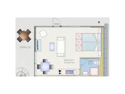 Ferienwohnung für 3 Personen (35 m²) in Geierswalde 2/10